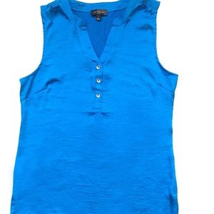 The Limited Tops - NWOT - Blue Sleeveless Blouse -The Limited Factory The Limited Tops - NWOT - Blue Sleeveless Blouse -The Limited Factory
